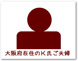 大阪府在住のK氏ご夫妻