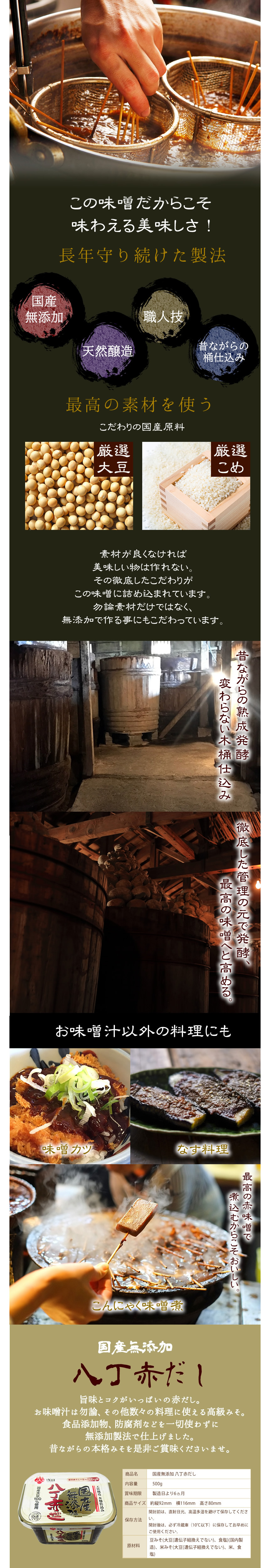 八丁赤だしについて