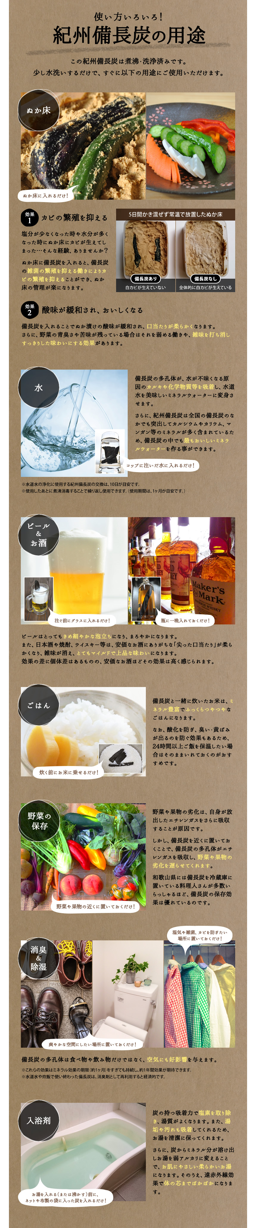 伝統の紀州備長炭