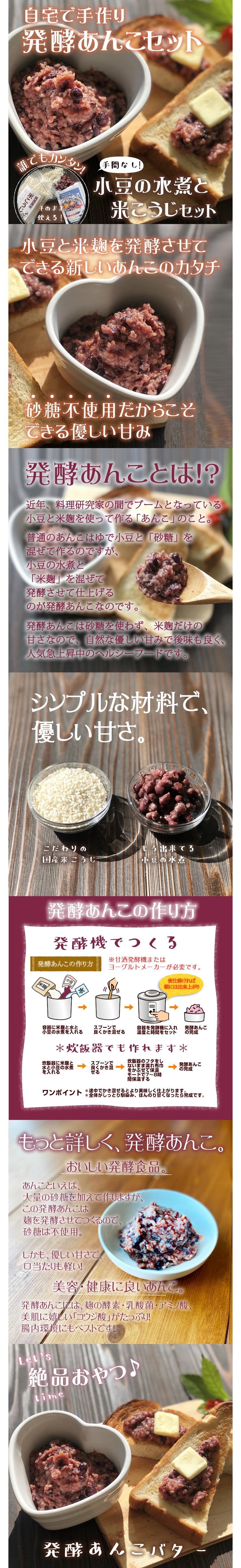 発酵あんこセットについて