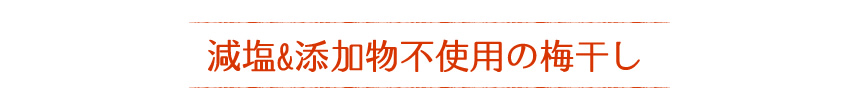 こだわり！添加物不使用